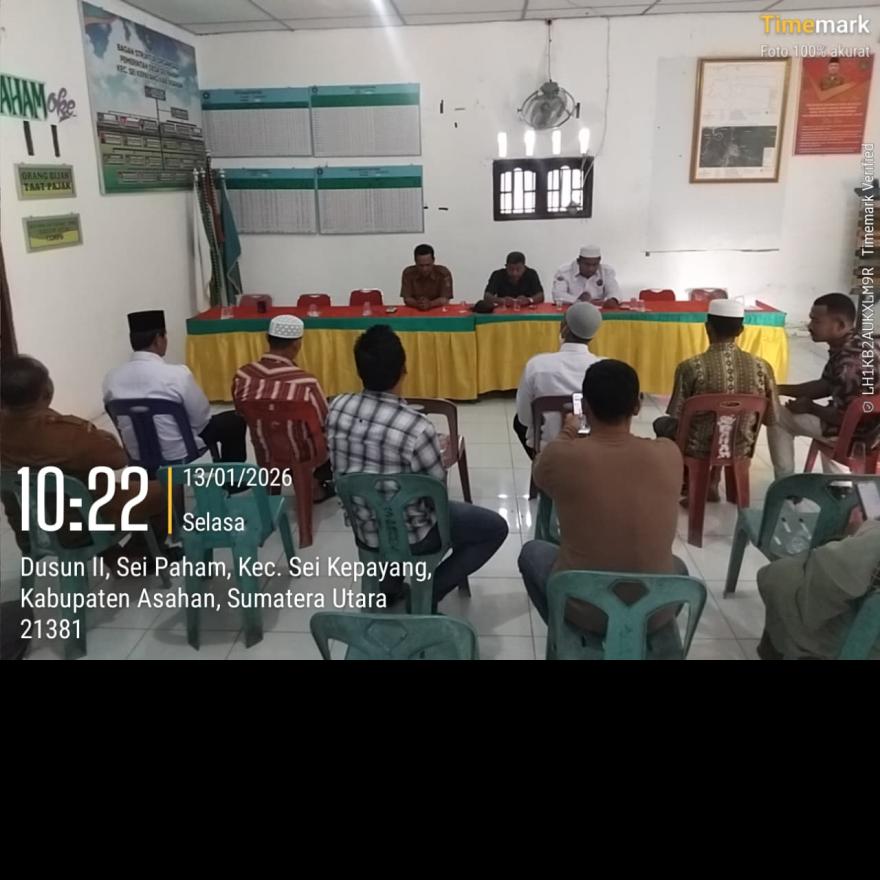 MUSYAWARAH PEMBENTUKAN PANITIA DAN PENETAPAN TEMPAT PELAKSANAAN MTQ